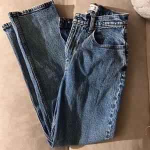 Abercrombie & Fitch high rise 90s straight leg jeans